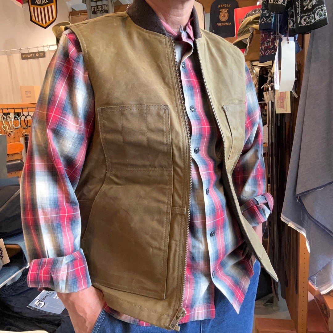 FILSON Tin Cloth Insulated Work Vest!! | HC import