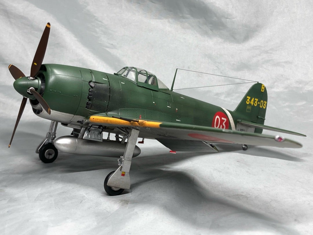ハセガワ 1/48 日本海軍 局地戦闘機 紫電改 前期型 完成 | hobby-hobby