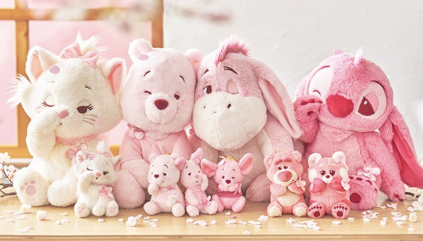 ちょー人気炸裂？！【ディズニーストア】ふんわり桜シリーズピンク色の