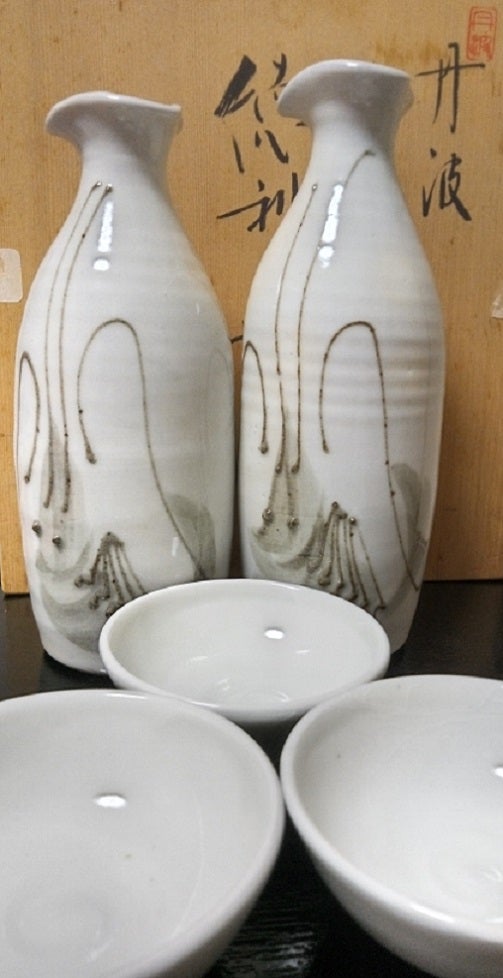 丹波焼 海老徳利 | 隠居おやじの 徳利とぐい吞み よもやま話