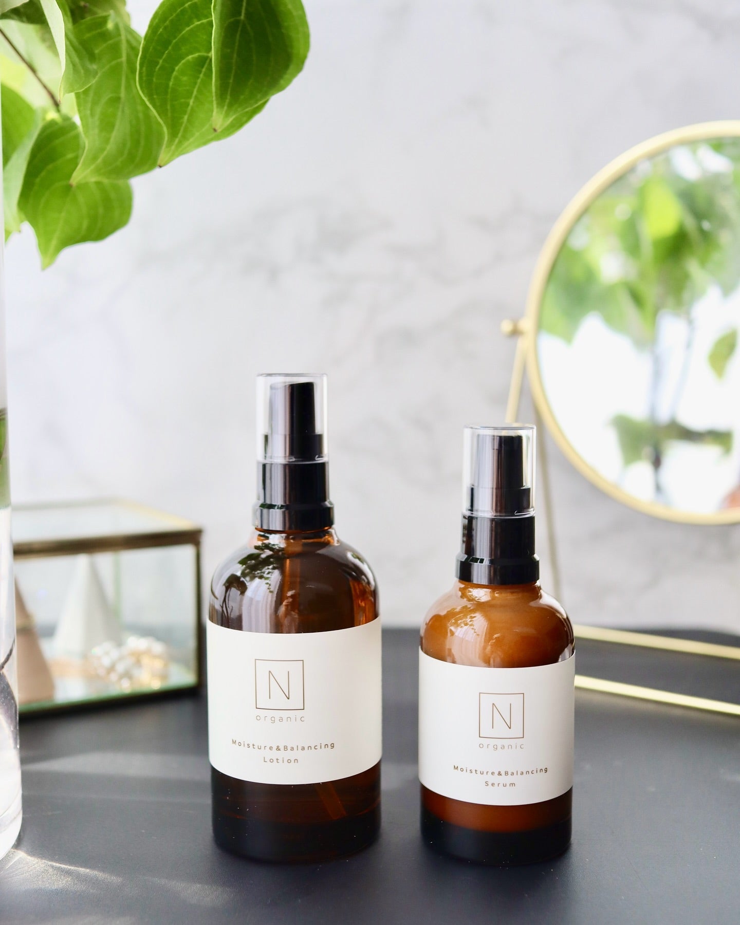 N モイスチュア＆バランシング ローションとセラム organic