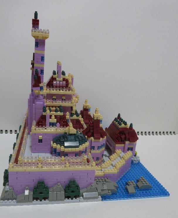 ナノブロック 美女と野獣の城 完成 | ディズニー男子の ひとりごと