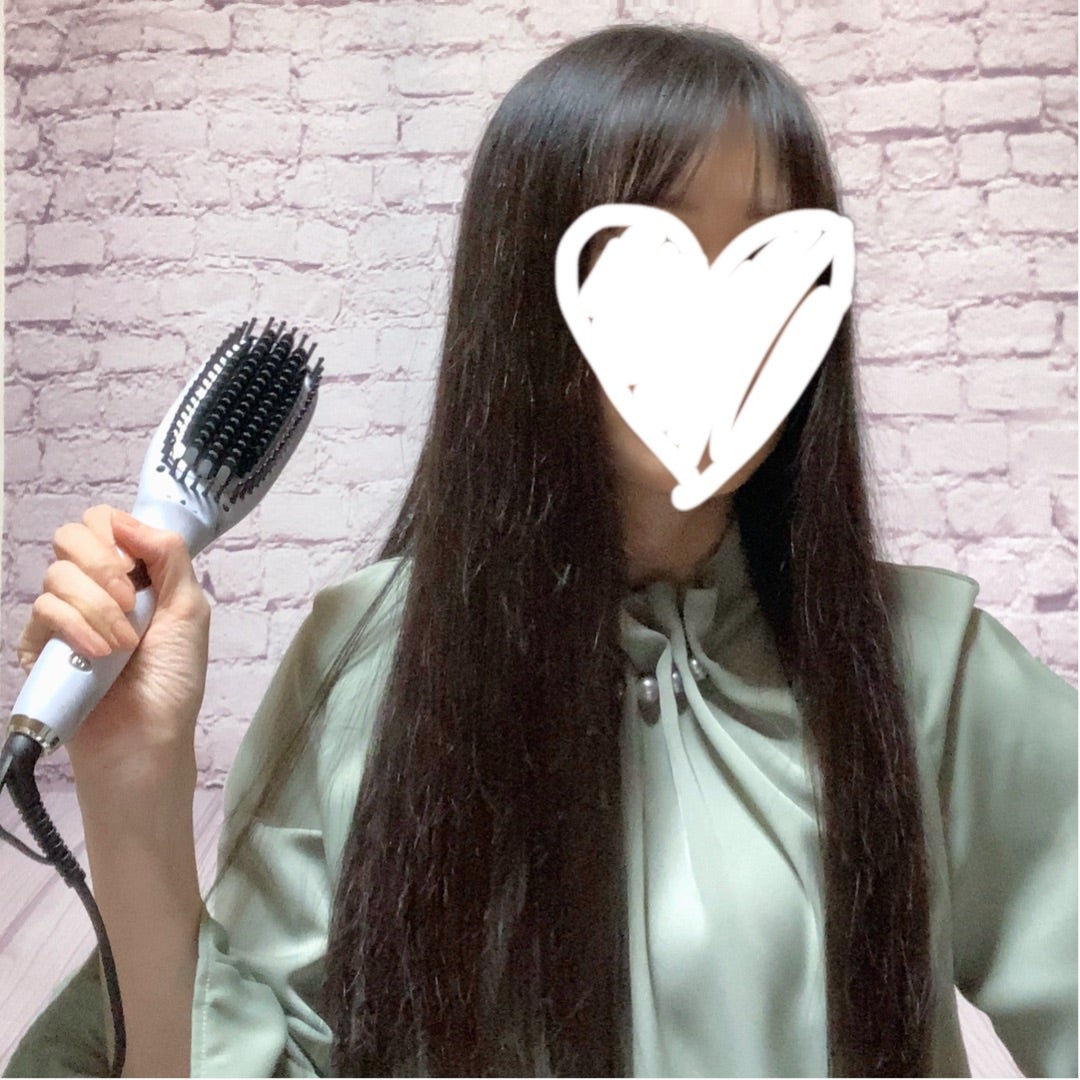 ヘアアイロン】ただ梳かすだけでまっすぐサラつや！ストレート