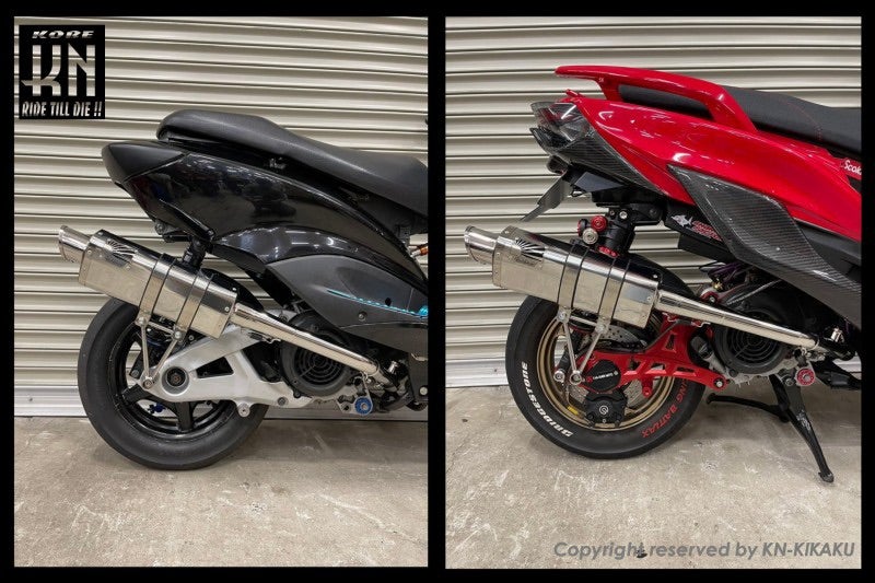 HOTLAP×KN チャンピオンマフラー【シグナスX Ver.3】 | KN企画のブログ