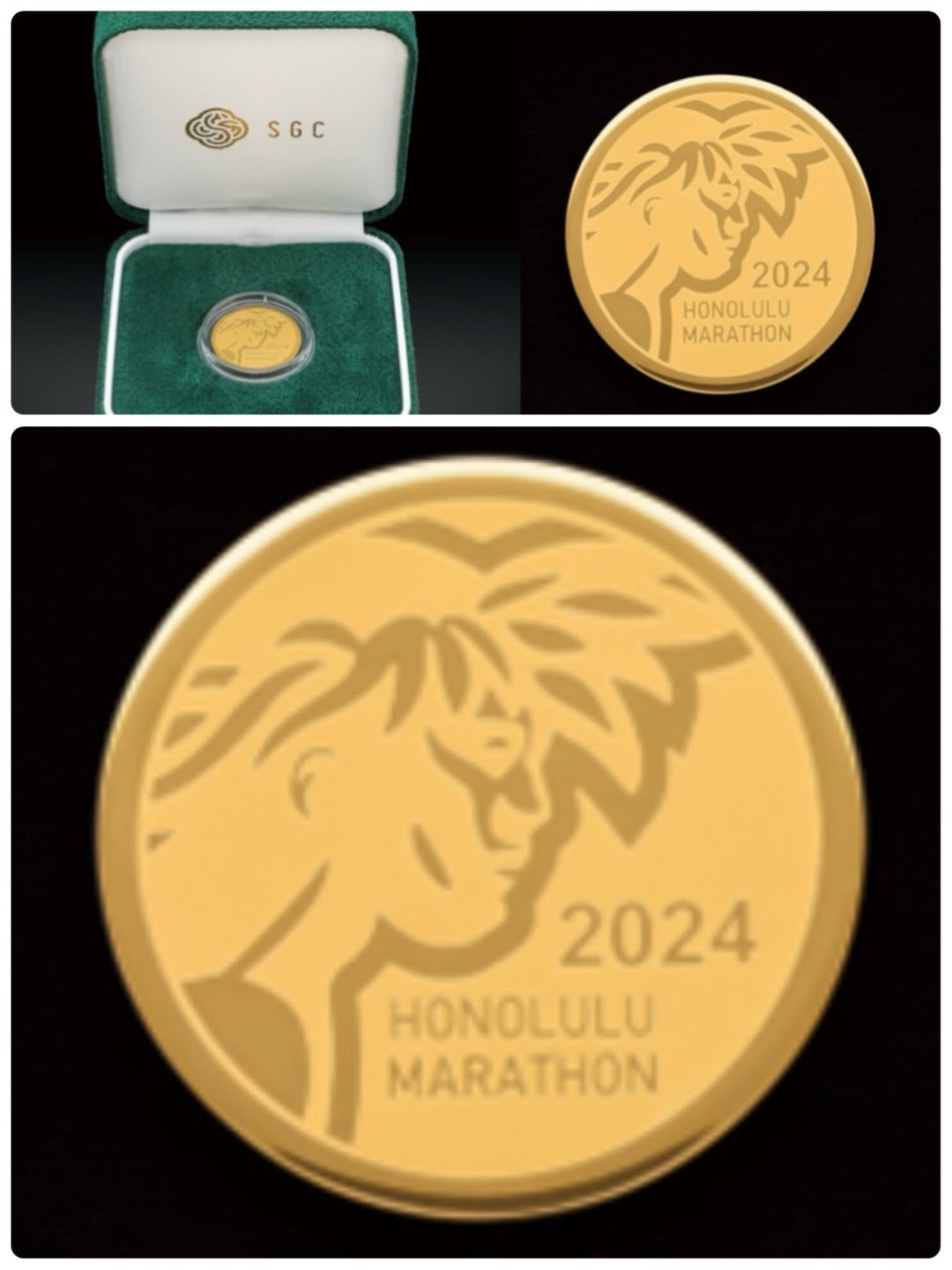 SGC ホノルルマラソン2024 純金記念メダル販売開始！ | とびっきりの
