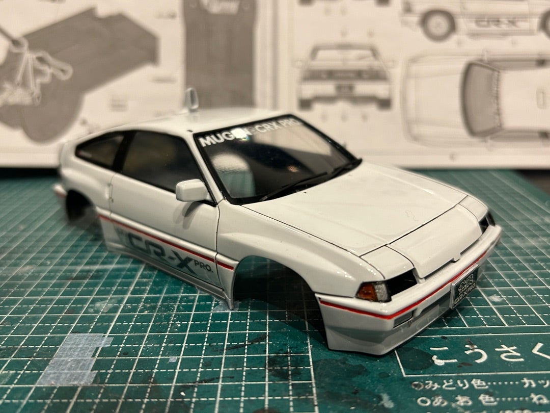 タミヤ ホンダ バラードスポーツ無限CR-X PRO(9)完成 | よし@シロート
