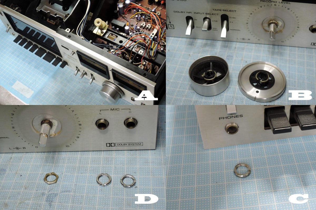 テクニクス カセットデッキ「RS-615U」修理・整備・感想 | ヨッシー