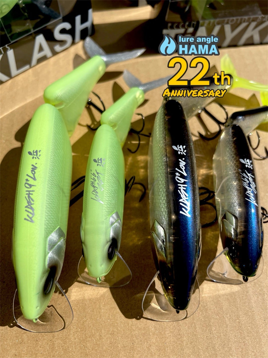 今夜PM9:00～HAMAオンライン販売開始 HAMA22周年記念カラー DRT TK、K9