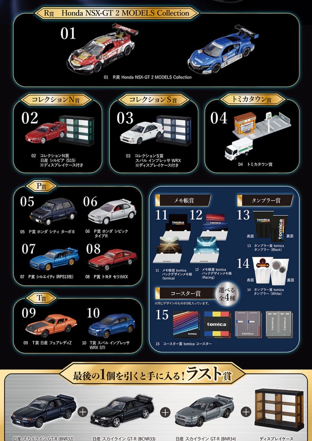 セブンイレブン トミカくじ 第2弾 10連ガチャ結果 | たかちゃんのお部屋