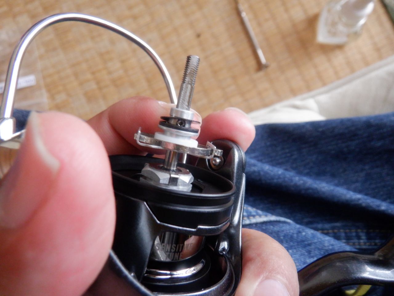 ルビアス フルベアリング化＆ハンドル交換＆小満屋ドラグ導入