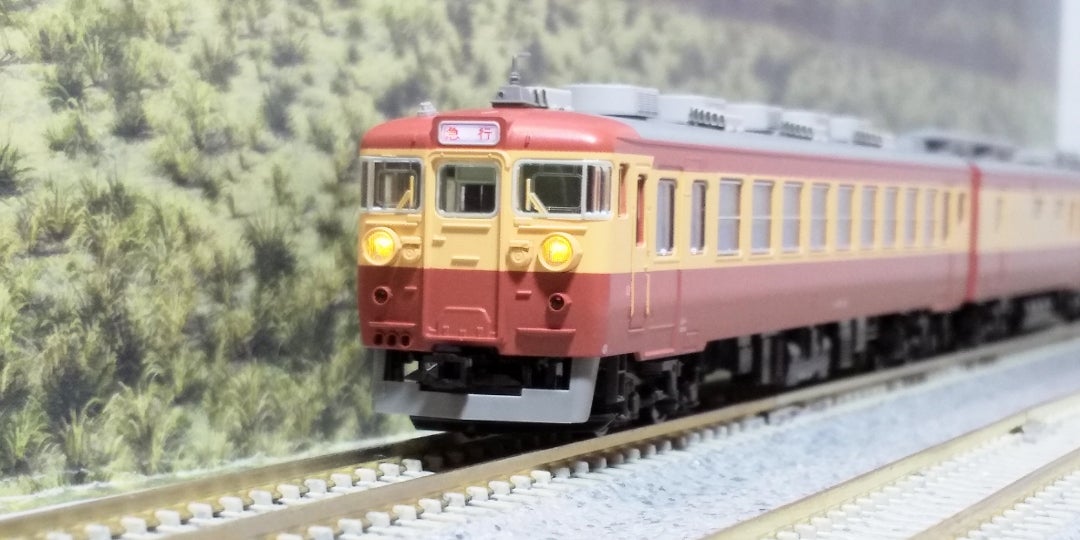 KATO 455系 急行「まつしま」 7両セット 入線‼️ その➀ (10-1632