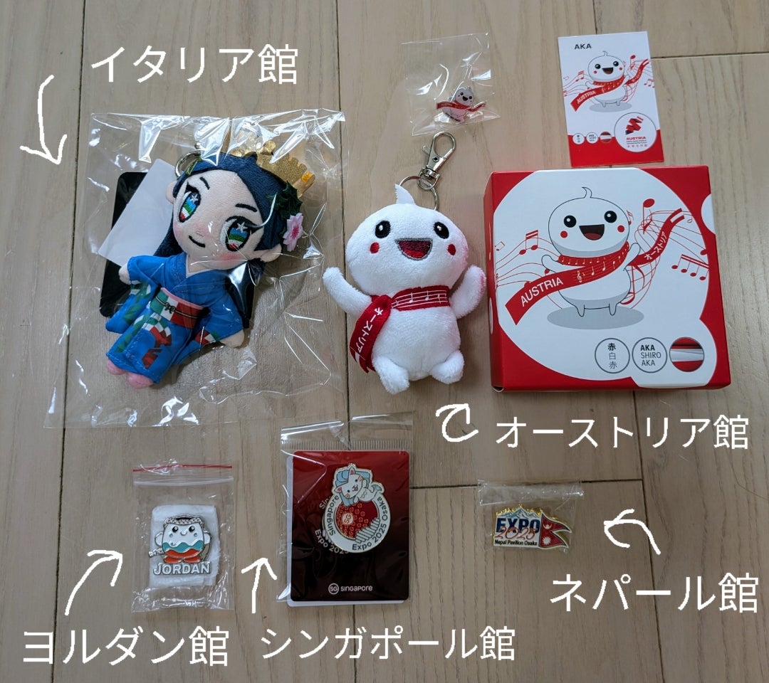 My万博ピンバッジ収集図鑑一覧☆ぼっち大阪関西万博 | 娘との