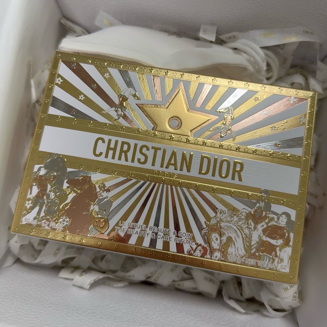 ノベルティ【DIORクリスマスコフレ2025】限定ホリデーディオールポーチ