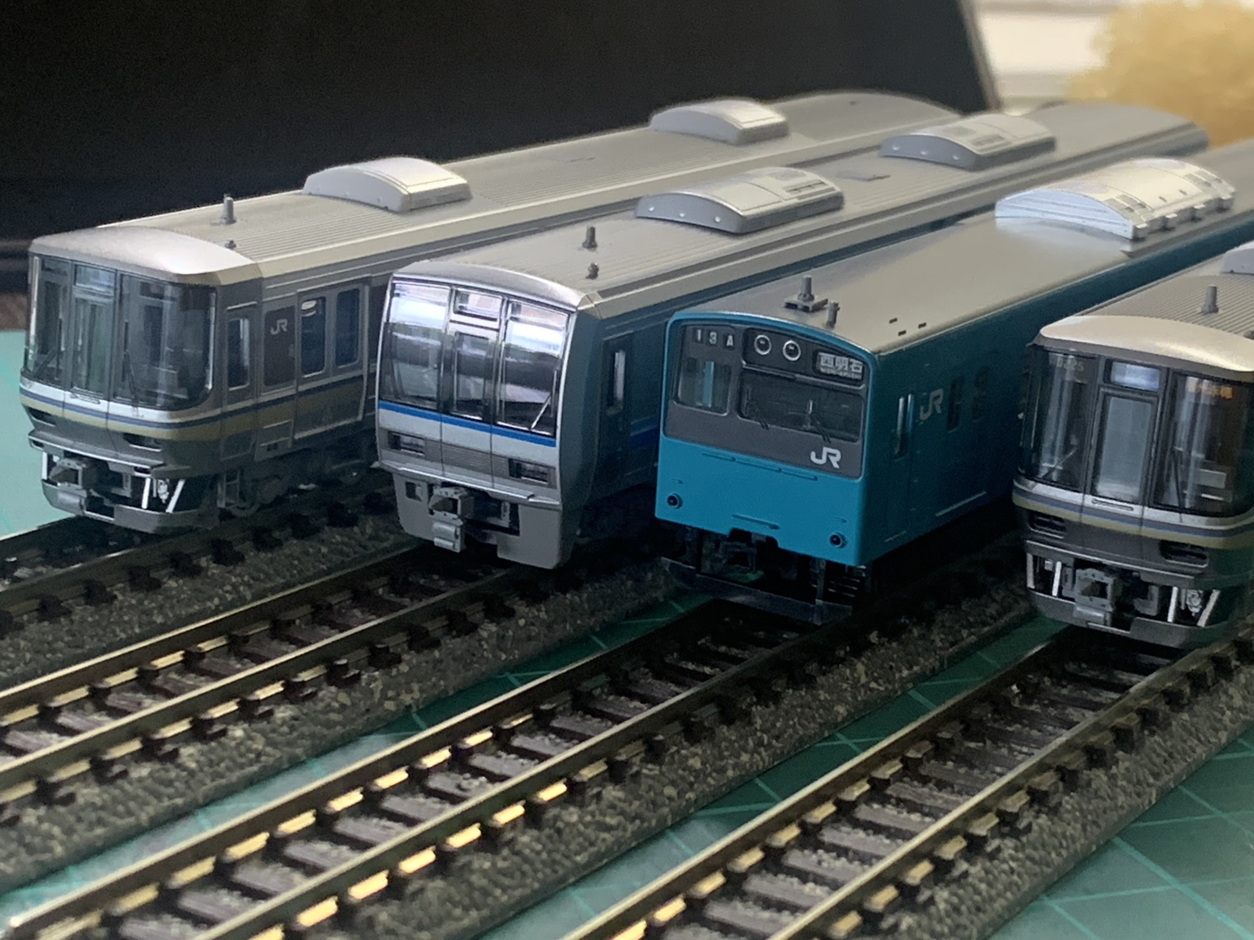 鉄道模型】入線[201] JR西日本 201系 (京阪神緩行線・スカイブルー