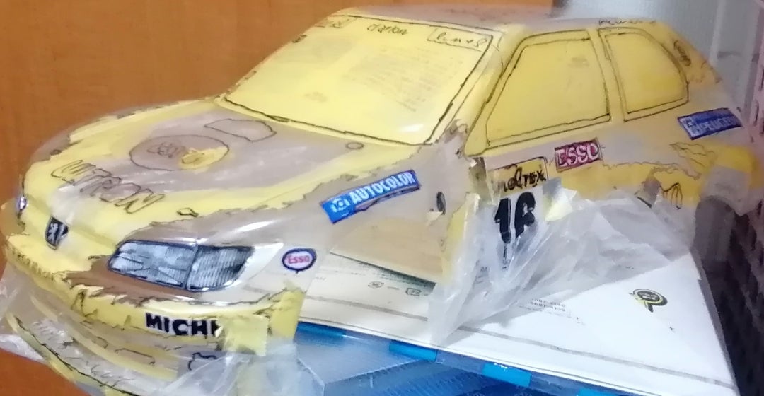 タミヤ プジョー306 1/10ボディ | 気まぐれカーモデル製作日記