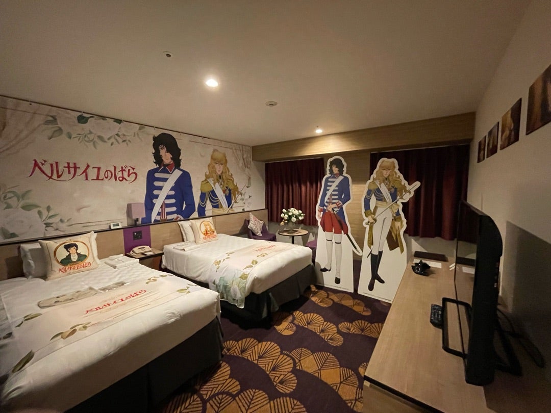 ベルサイユのばらコラボルームその2:サンシャインシティプリンスホテル