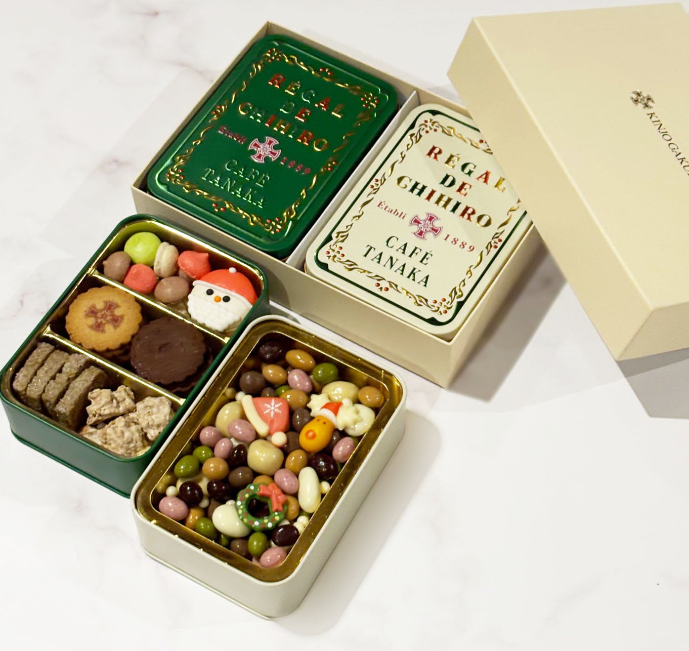 金城学院 × カフェタナカ クリスマス限定クッキー缶セット2025 の