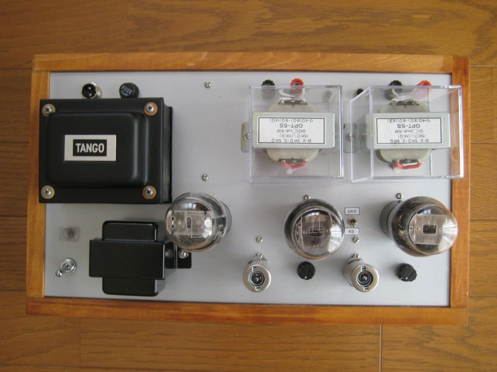 45・2A3兼用コンパチブル・シングル・アンプの製作③/回路図＆出力管の