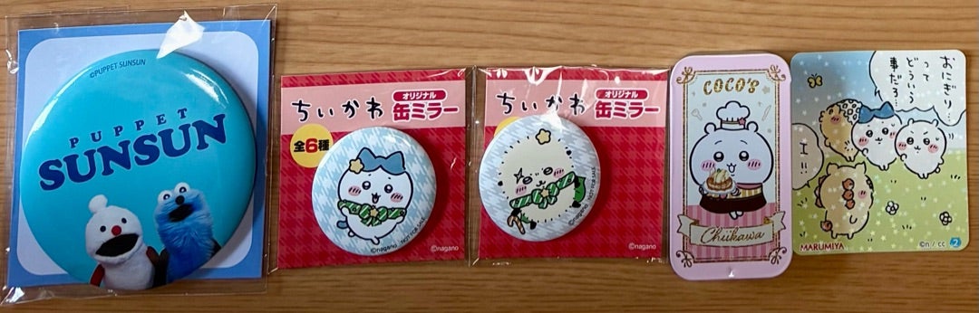 セブンイレブン×ちいかわ A4クリアファイル＆缶ミラー | ちいかわ多め