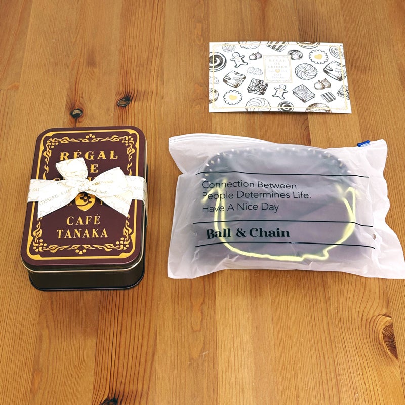 カフェタナカ ボール＆チェーン コラボバッグとクッキー缶 | 大好き