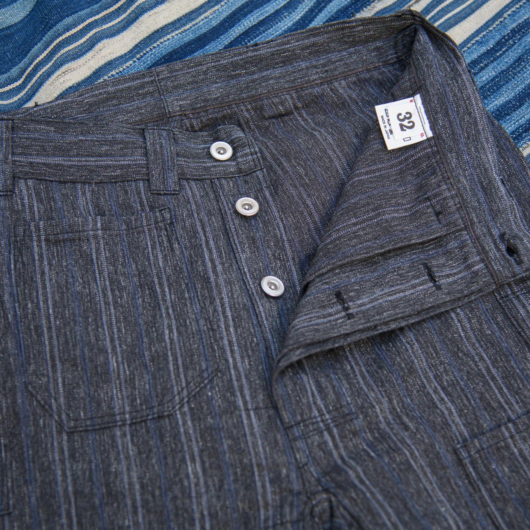 Warehouse x John Gluckow Lot JG-01 - 1910s Stripe Work Pants Japan