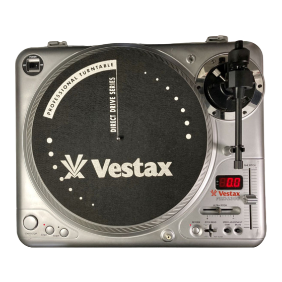 VESTAX PDX-2300 OWNER'S MANUAL Pdf Download | ManualsLib