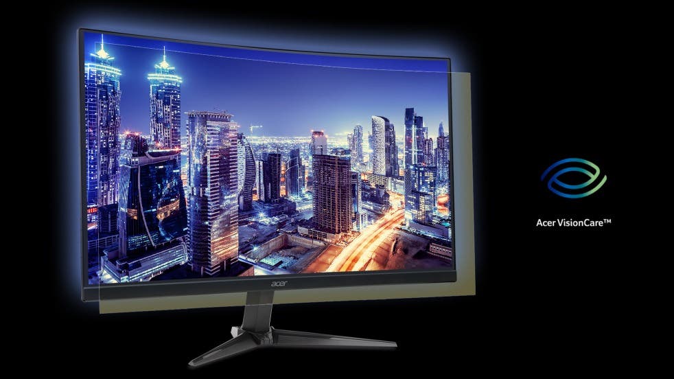 Acer Nitro 湾曲 ゲーミングモニター 27インチ WQHD VA 非光沢 240Hz