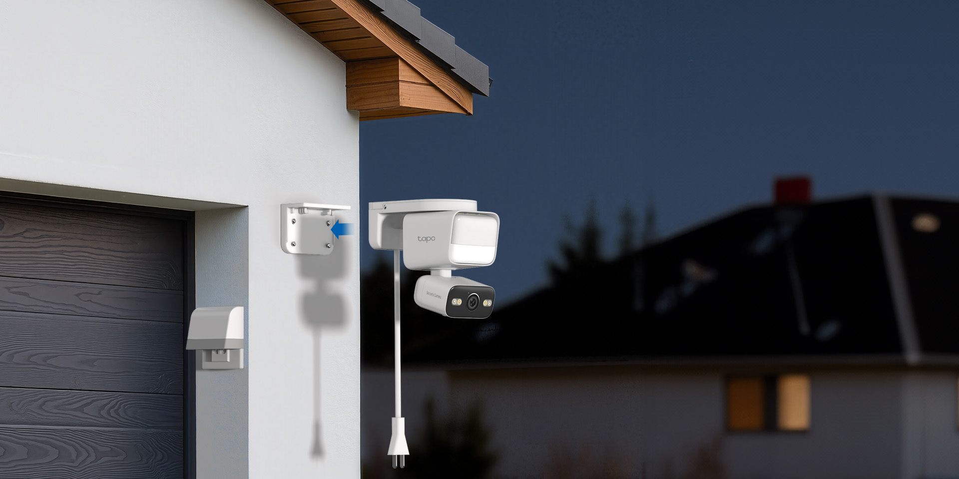 Tapo C710 | センサーライト付き屋外パンチルトセキュリティカメラ