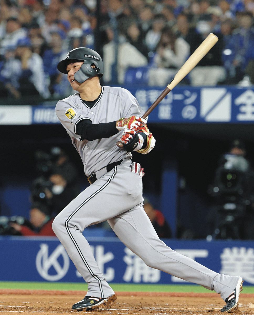 巨人・坂本勇人、スコアボードに『H』のランプ 10打席ぶり今季2本目の