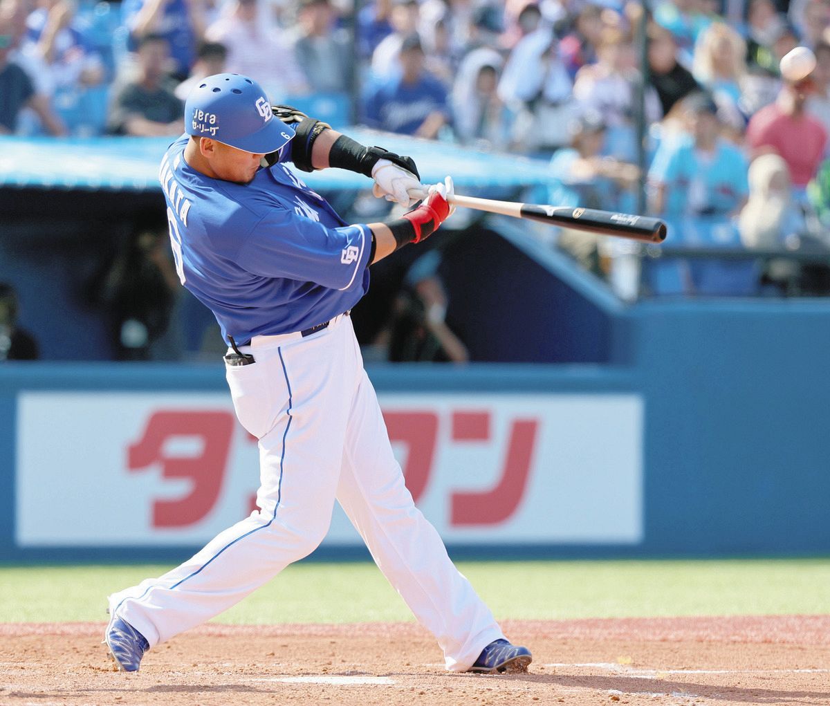 中日・中田翔が反撃の2号ソロ「うまく打つことができました。早く