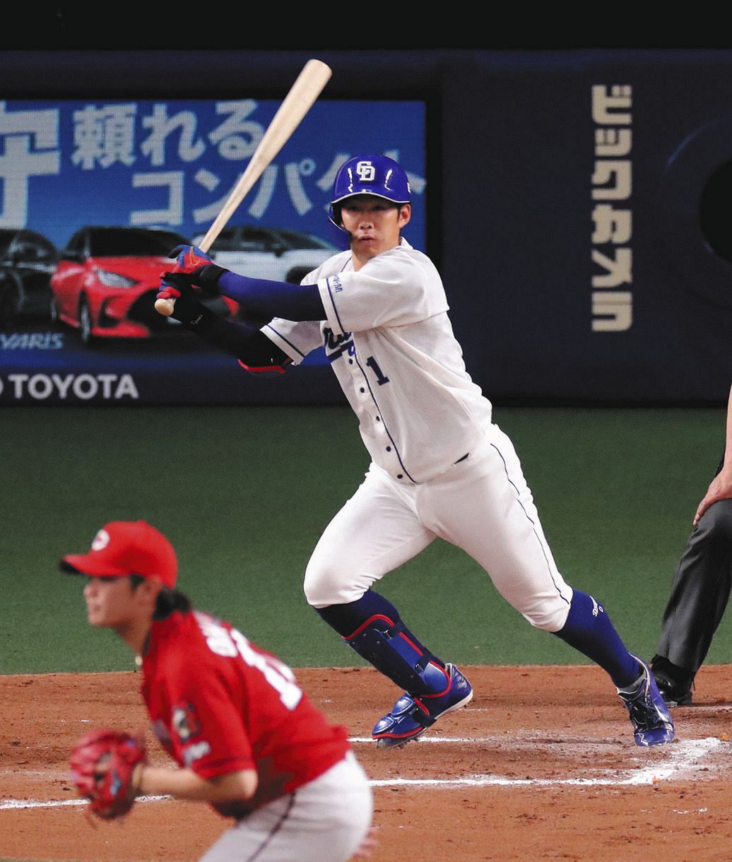 今季18試合目ようやく…中日で猛打賞 『第1号』は京田「試合に出られず