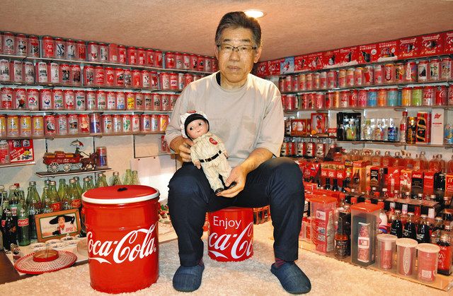コカ・コーラ愛、半世紀 日進の成田さん、グッズ収集1万点：中日新聞Web