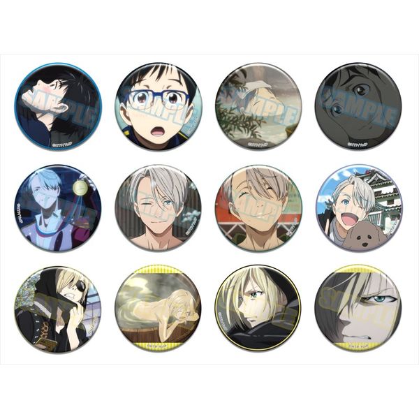 ユーリ!!! on ICE 缶バッジ 各種 ユーリ!!! on ICE トレーディング缶