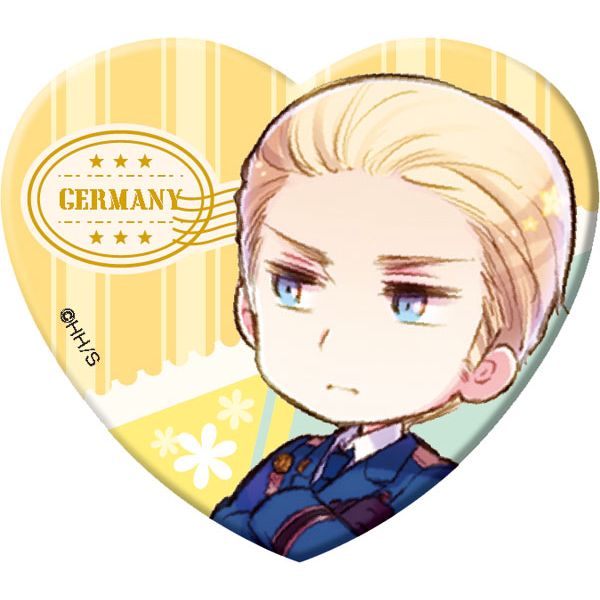 アパレル: ヘタリア World☆Stars ハート型ラメアクリルバッジ Vol.1
