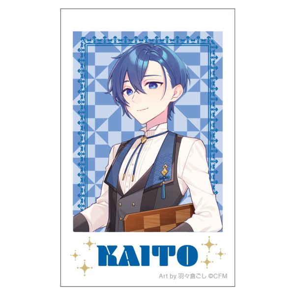 グッズ: 初音ミクシリーズ チェキプリント KAITO 和風喫茶 Art by 羽々