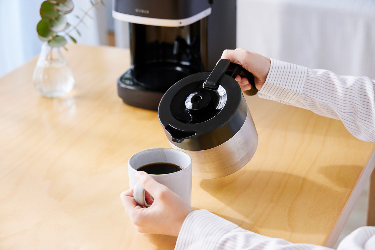 シロカの全自動コーヒーメーカー「カフェばこPRO」にステンレス