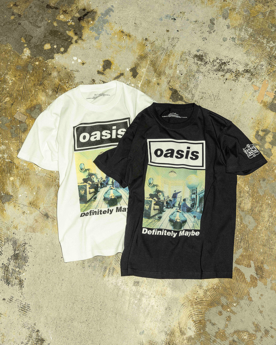 oasisデビュー30周年！「アダム エ ロペ」とのコラボTシャツに12の名盤