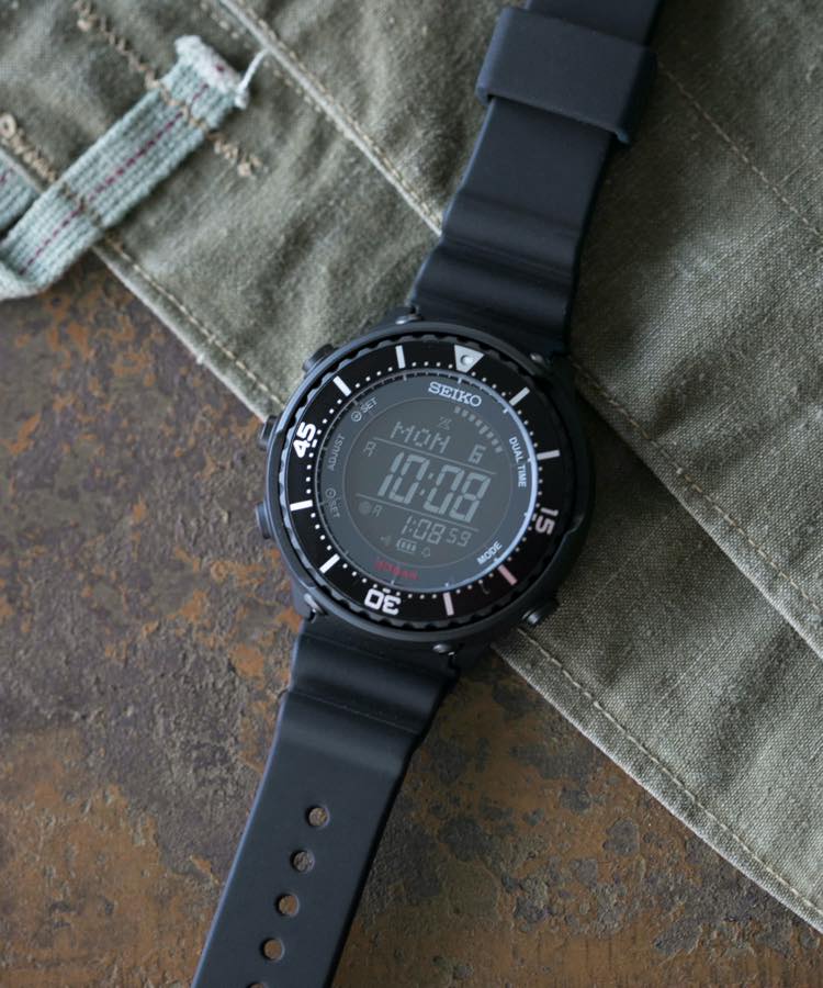 セイコー プロスペックス デジタル腕時計 ブラック LOWERCASE これで