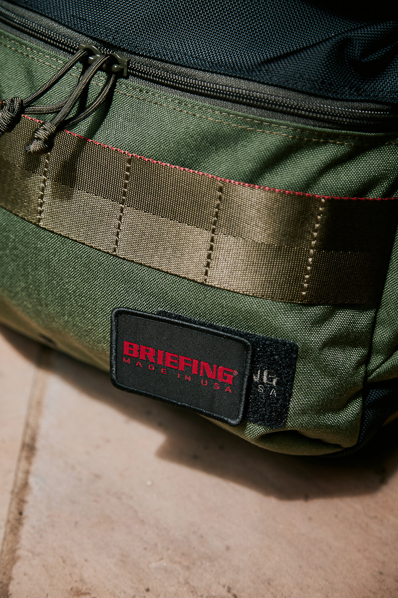 絶妙なミリタリー感が街にも馴染むBRIEFINGのMADE IN USA新作
