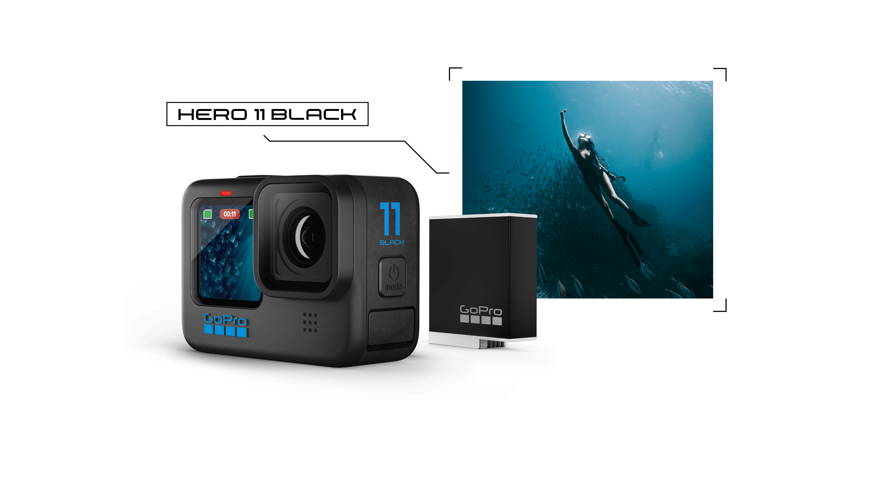 GoPro HERO11 Black (Sports & Underwater Camera)