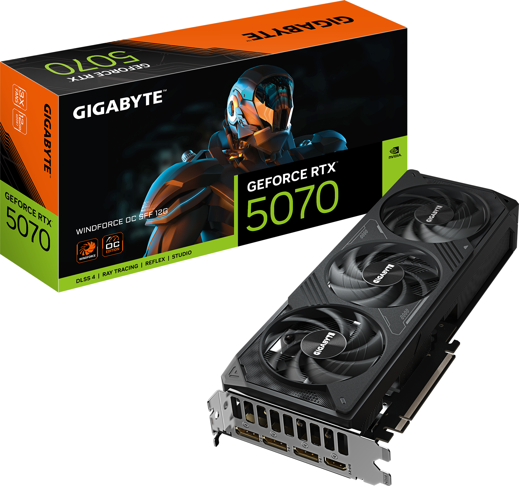 GeForce RTX™ 5070 WINDFORCE OC SFF 12G - GIGABYTE Global