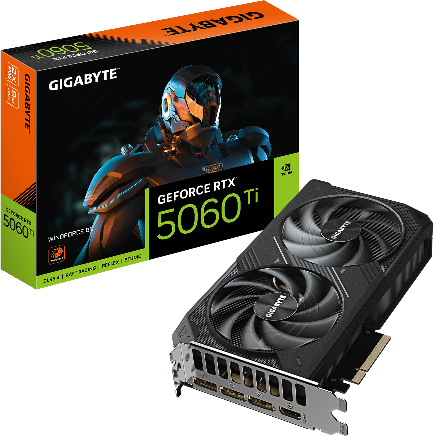 GeForce RTX™ 5060 Ti WINDFORCE 8G - GIGABYTE Japan