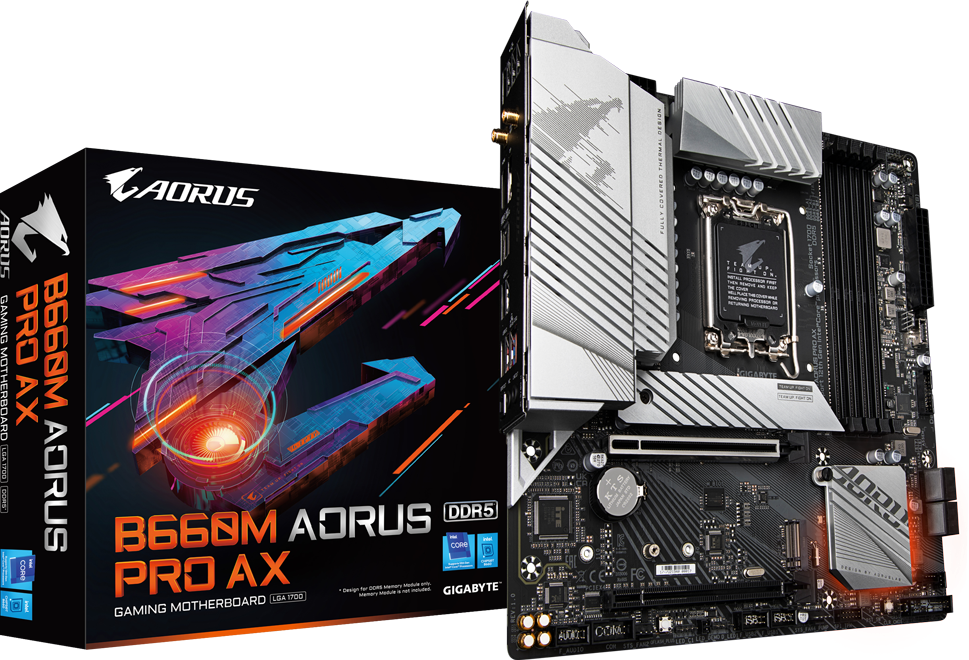 B660M AORUS PRO AX (Rev. 1.x) - GIGABYTE Global