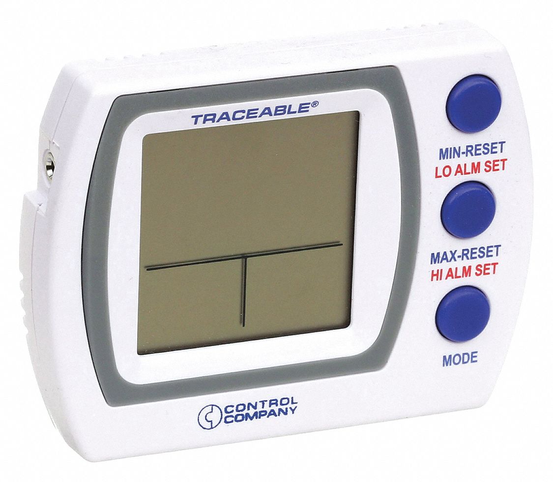 TRACEABLE, -58°F to 158°F /-50°C to 70°C, ±0.5°C, Thermometers