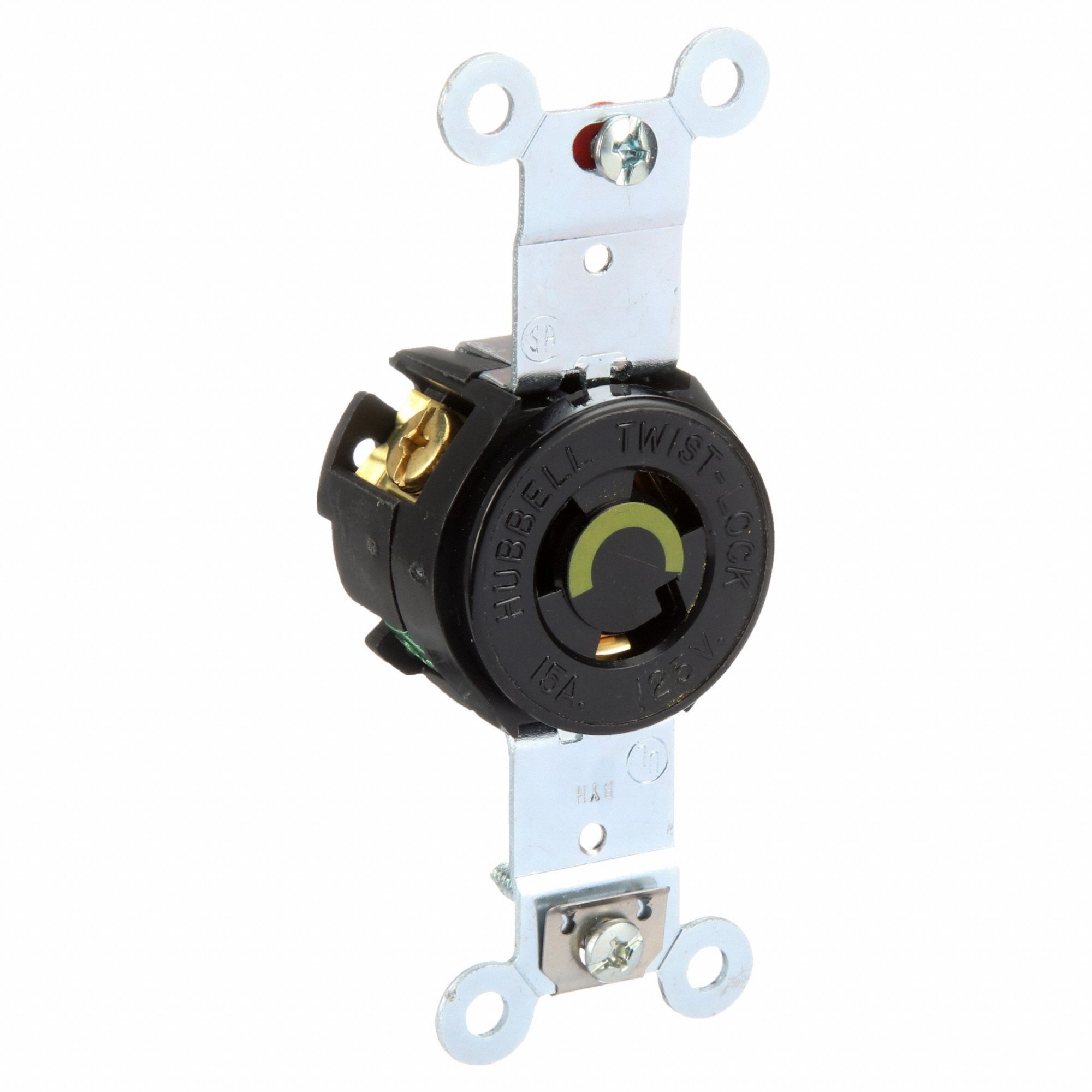 L5-15R, 15 A, Locking Receptacle - 5A072|HBL4710 - Grainger