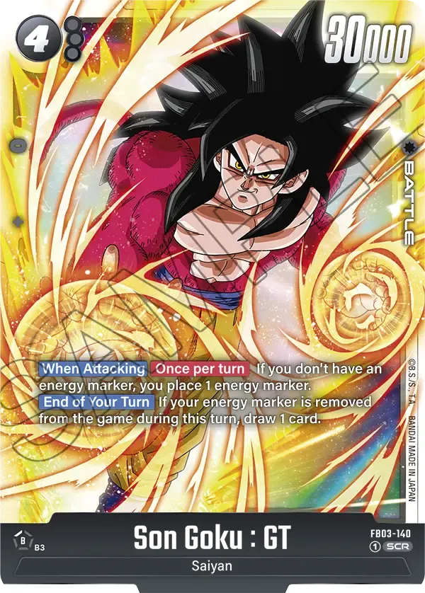 FB03-104 Son Goku : GT Dragon Ball Super Card Game Fusion World