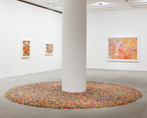 damien hirst and felix gonzalez-torres celebrate candy