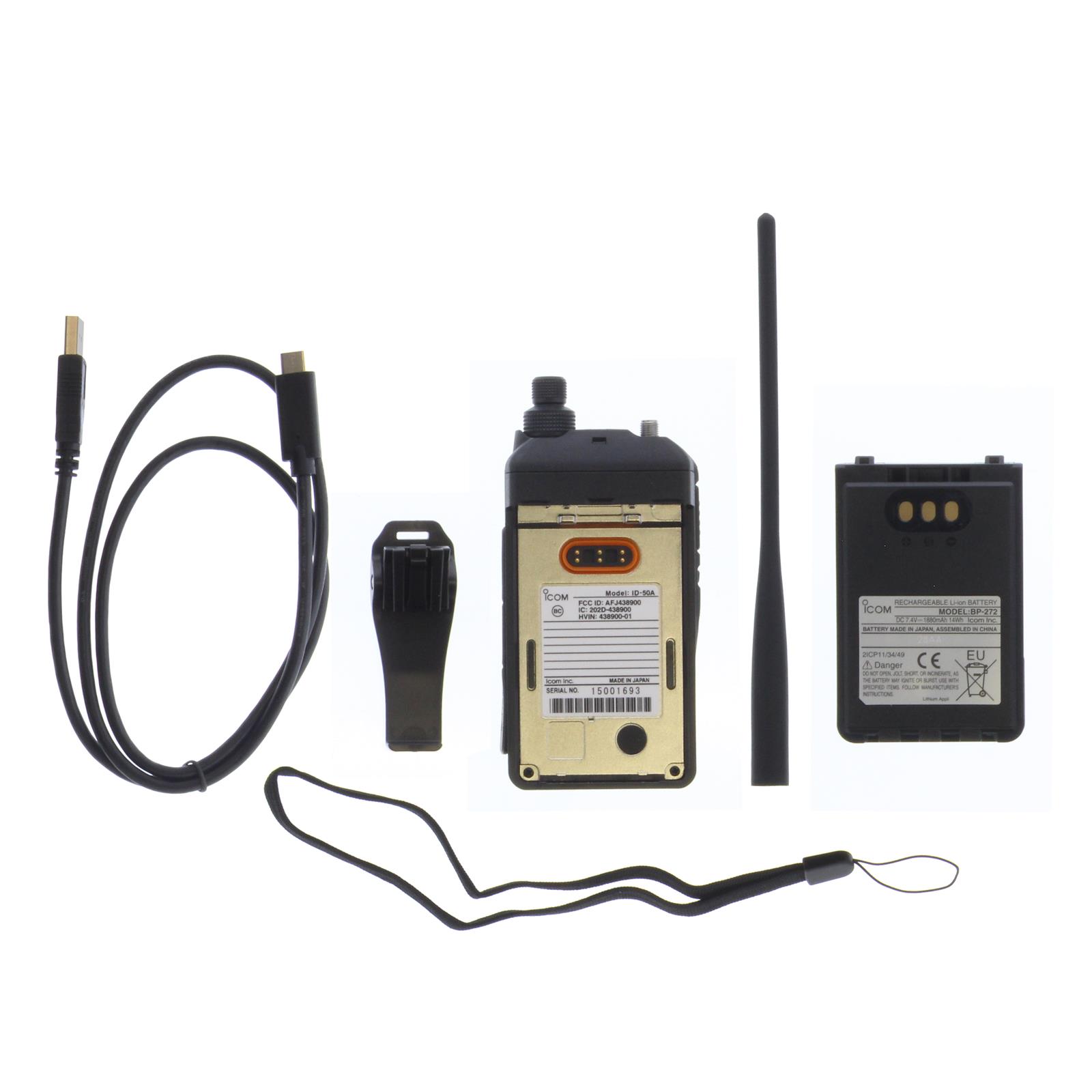 ICOM ID-50A ICOM ID-50A VHF/UHF Multi-Function D-Star Handheld