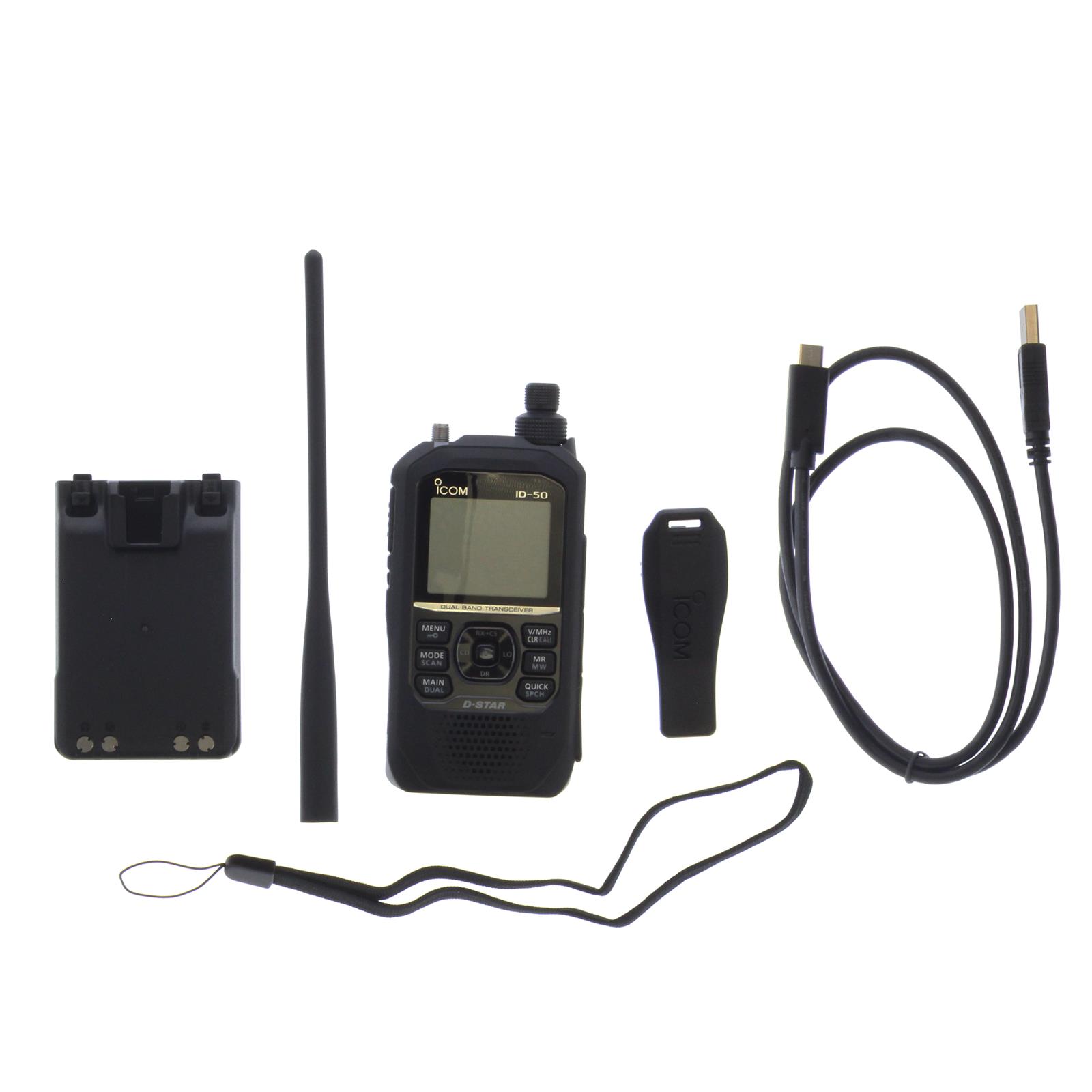 ICOM ID-50A ICOM ID-50A VHF/UHF Multi-Function D-Star Handheld