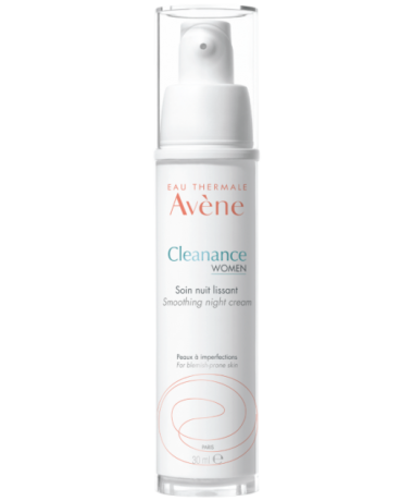 Cleanance Women Smoothing Night Cream | Eau Thermale Avène